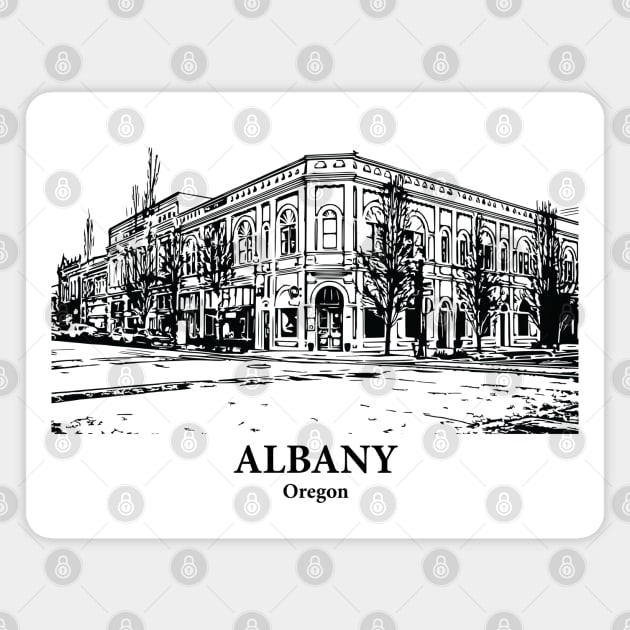 Albany - Oregon Magnet by Lakeric